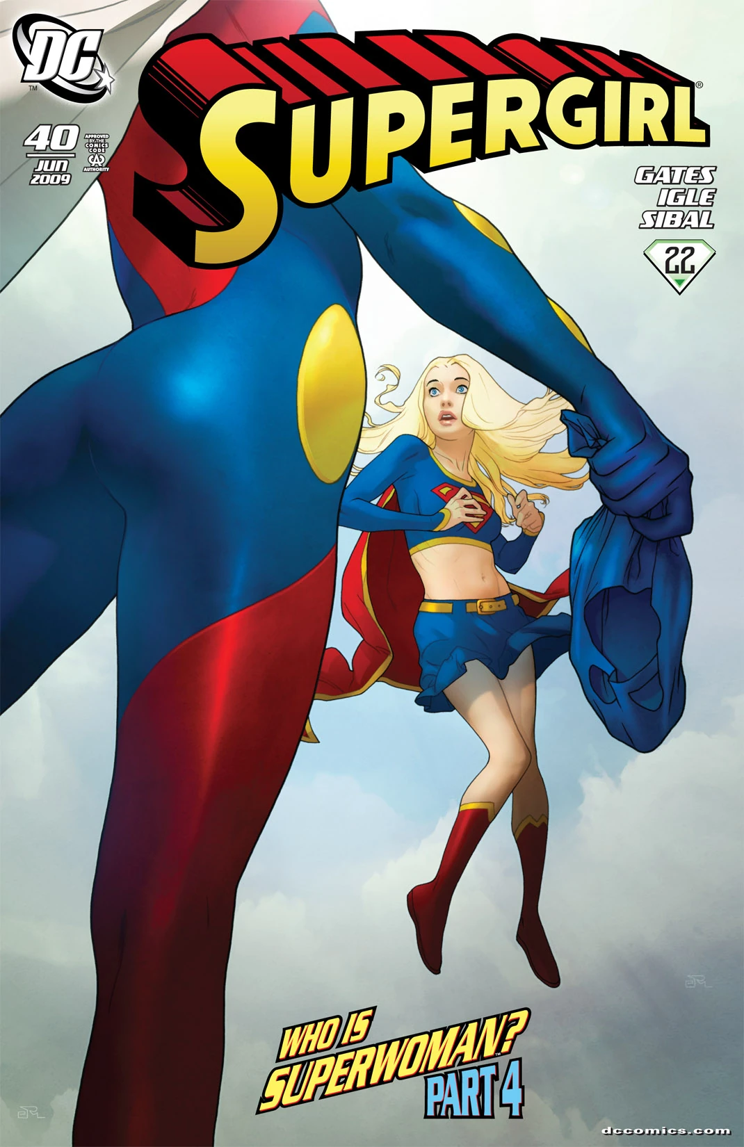 Supergirl #40 (DC, 2009 — Cover A) cover